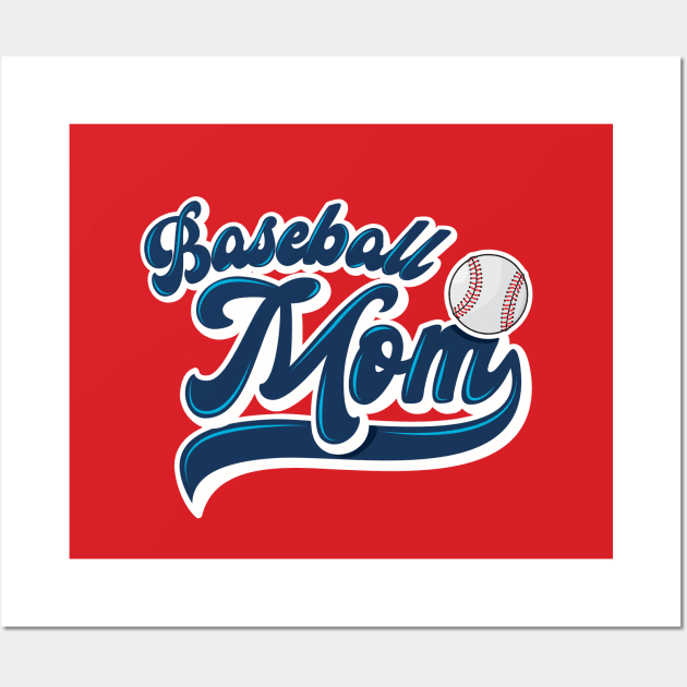 Baseball Mom Wall Art by Hixon House